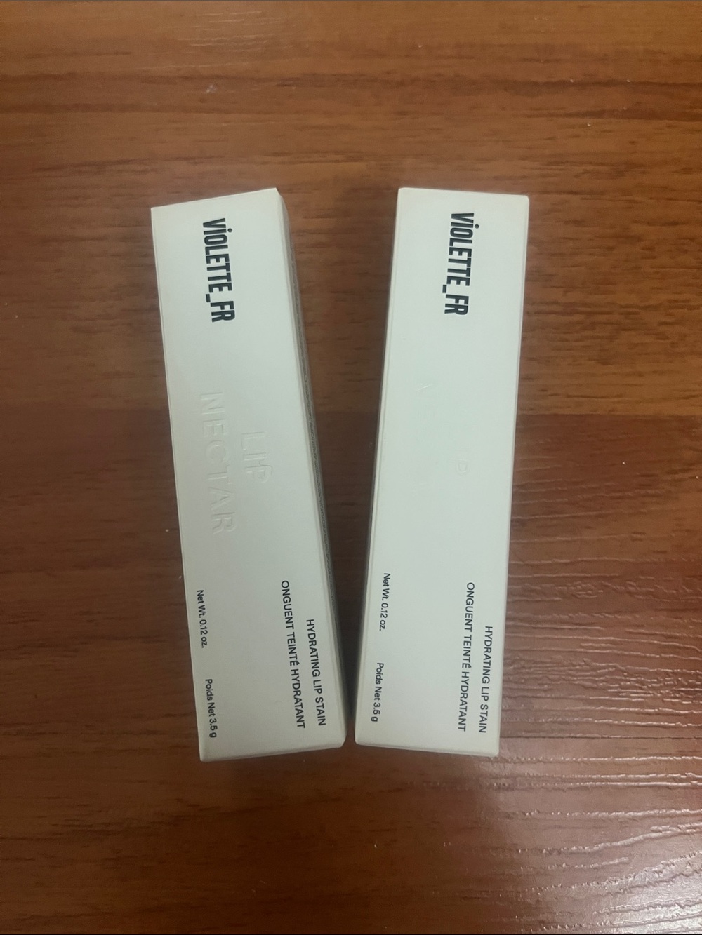 Violette_FR Lip Nectar Hydrating Lip Stain - shades Betiste & Pois de Senteur